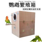 虎皮鹦鹉繁殖箱小鸟窝，牡丹玄凤保暖孵化箱竖式巢箱鸟笼配件鸟用品