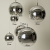 银色玻璃圆球吊灯设计创意个性装饰餐厅吧台店铺餐桌泡泡球形灯具