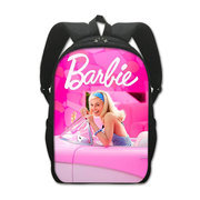 2023芭比公主书包barbie涤纶，舒适双肩背包韩版大容量电脑包
