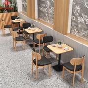 简约主题餐厅奶茶店靠墙卡座沙发咖啡厅甜品小吃料理饭店桌椅组合