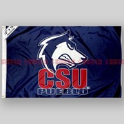 NCAA普韦布洛雷狼大学队旗旗帜CSU Pueblo Thunderwolves Flag