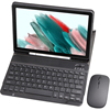 适用2023三星Galaxy Tab A9+保护套带笔槽蓝牙键盘鼠标11英寸平板电脑SM-X210/X216B/X218全包边软壳皮套支架