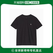 韩国直邮calvinkleinjeanst恤ckj女性ck刺绣，标志圆领短袖t恤