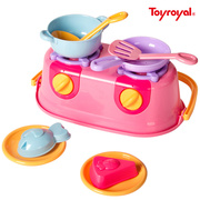 Toyroyal皇室玩具沙滩玩具过家家厨房组儿童宝宝戏水挖沙工具