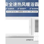 松下浴霸灯集成吊顶风暖照明换气三合一30x60取暖器卫生间