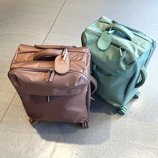 出口无纺布超轻旅行箱实用行李箱男女纯色20寸登机箱防水拉杆箱包