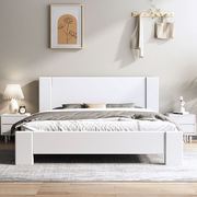 定制白色实木床加厚一米八乘两米二的床大床200×220双人现