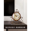 欧式桌面家用时钟仿古美式台式复古坐钟客厅摆件座钟钟表老式摆钟