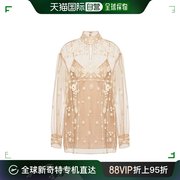 99新未使用香港直邮VALENTINO 23FW 薄纱长袖罩衫 Women