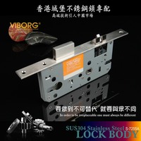 香港域堡㊣304不锈钢，体分体房门锁