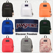 JanSport杰斯伯双肩包学生书包男女同款带侧边袋电脑隔层背包3P69