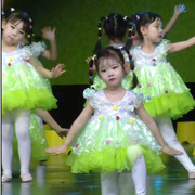 六一儿童演出服幼儿园亮片公主连衣裙，舞蹈女童蓬蓬纱裙表演服舞台
