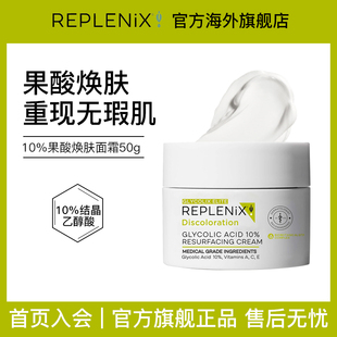 TOPIX Replenix果酸面霜提亮去黄改善暗沉肤色收缩毛孔去黑头闭口