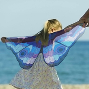 儿童蝴蝶翅膀奇妙仙子，演出翅膀道具大人，丝绸蝴蝶天使翅膀舞蹈服饰