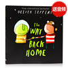 英文原版绘本 智慧小孩系列 The Way Back Home 回家的路 奥利弗杰弗斯 Oliver Jeffers 幼儿童早教英语读本 认知启蒙图画故事书