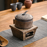 香炉灶台熏香炉摆件陶瓷家用提香器蜡烛香薰炉室内煮茶提香烤茶炉