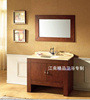 式美式橡木浴室柜组合实木卫浴柜洗脸盆柜洗手盆柜洗漱台XM80