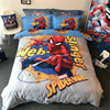 迪士尼纯棉儿童床上用品四件套，卡通床单床笠被套全棉蜘蛛侠三件套