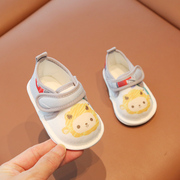 宝宝春季鞋子婴儿0-6一12月婴幼儿步前鞋软底学步布鞋男宝春秋鞋8