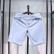 selected思莱德直筒青春旅游夏季青年流行修身休闲牛仔短裤五分裤