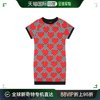 香港直邮MOSCHINO 女士红色爱心图案连衣裙 W5A7380-M4160-0002