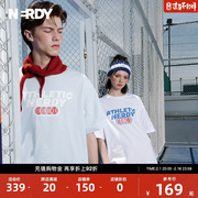 nerdy2023夏季网球系列情侣装短袖，宽松休闲t恤女上衣百搭潮流