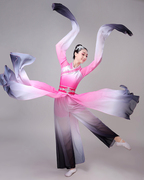 古典舞仙女服甄嬛传古装中国风，连体水袖惊鸿舞，飘逸演出舞台表演服