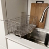 日式304不锈钢厨房水槽架碗盘沥水架极窄伸缩沥水架置物架碗碟架