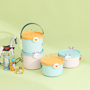 创意手提喜糖盒结婚伴手礼盒，婚庆回礼宝宝，满月周岁诞生礼塑料提桶