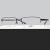 charmant夏蒙镜架zt27090纯钛半框男士商务，超轻时尚近视眼镜框