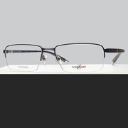 CHARMANT夏蒙镜架ZT27090纯钛半框男士商务超轻时尚近视眼镜框