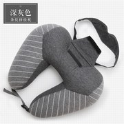 U型枕带眼罩颈椎护颈枕纳米粒子多功能便携旅行飞机枕午Z睡u形枕