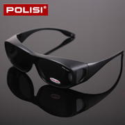 POLISI近视太阳镜套镜偏光男士司机开车驾驶专用夹片墨镜滑雪眼镜