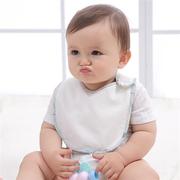 婴儿口水巾宝宝围嘴2条装新生母婴用品防水围兜纯棉类0-3岁