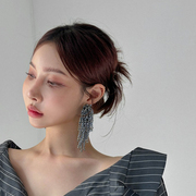 韩国女装2023冬季时尚百搭气质珠珠百搭通勤休闲耳环耳坠