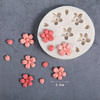 樱花硅胶模具 中式国潮风DIY翻糖巧克力小花朵祝寿蛋糕配件模具