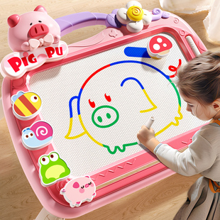 儿童画画板小孩家用婴幼儿磁性，宝宝涂鸦磁力，绘画写字板可消除可擦