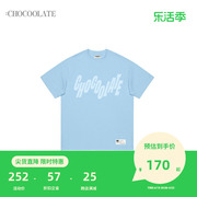 CHOCOOLATE男装圆领短袖T恤2024夏季活力个性半袖002840