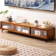 北欧电视柜简约现代茶几电视机柜，组合客厅小户型，楠竹实木轻奢卧室