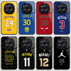 NBA詹姆斯艾弗森球衣号手机壳适用于荣耀MAGIC6/5PRO库里科比X50GT乔丹4030I罗斯PLAY7T钢化玻璃欧文杜莫兰特