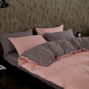 纯色床单被套床上用品，四件套网红1.5m床笠磨毛1.8米全纯棉三件套