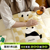 熊猫抱枕被子两用二合一午睡毯子，办公室枕头空调被汽车载靠枕折叠