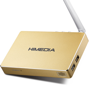 海美迪h7鎏金版家用智能安卓网络电视机顶盒子，蓝光4k播放器无线