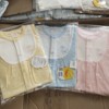 黄色小鸭婴儿哈衣宝宝男女，夏装0-6-12个月纯棉薄，款短袖连体衣