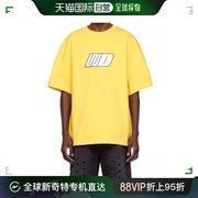 香港直邮we11done男士，黄色t恤wd-tt1-22-674-u-ye