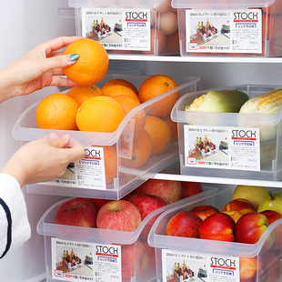 抽屉式冰箱收纳盒储物盒厨房，冷冻专用食品级鸡蛋盒，透明保鲜分装盒