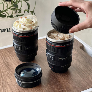 便携潮流单反镜头杯子个性实用相机，镜头杯创意，镜头水杯咖啡杯专用
