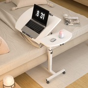 简易笔记本电脑桌床，上用电脑桌置地移动升降床，边桌可折叠结实方便