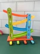 儿童滑翔车轨道车玩具1-2-3岁赛车滑道滑行男宝宝火车惯性小汽车
