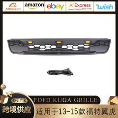 适用于13-15款福特翼虎中网kuga grille改装前脸保险杠格栅 外贸